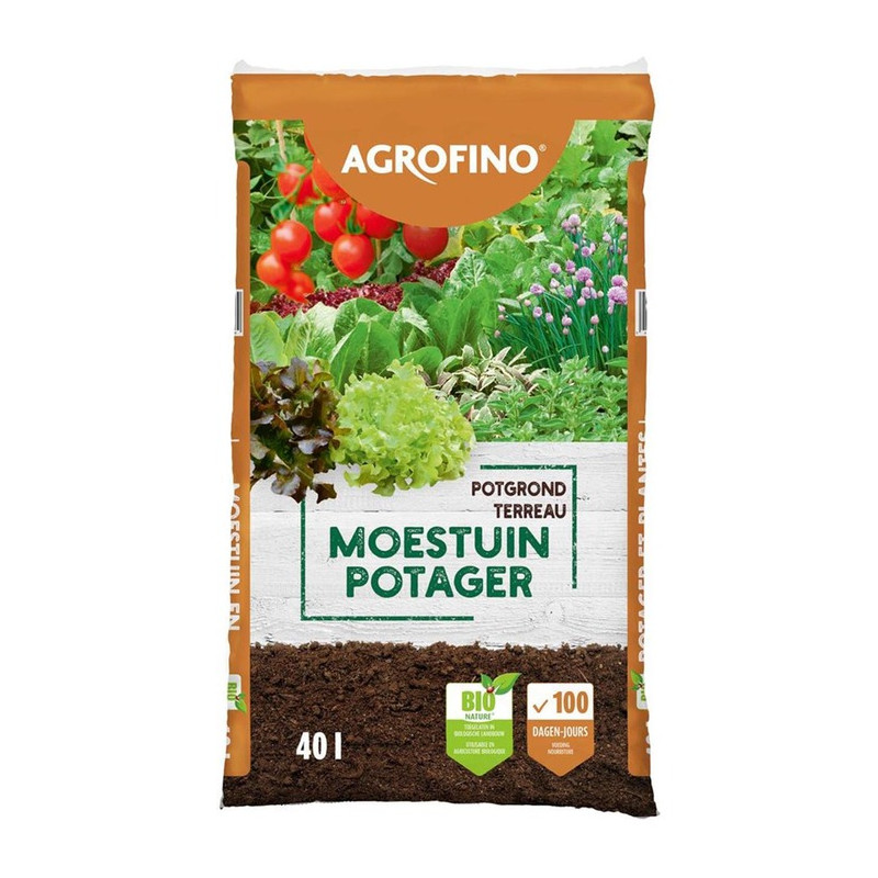 terreau pour le potager BIO nature - en sac de 40 litres