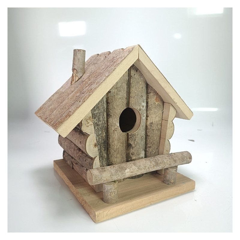 bel abri pour oiseaux en bois naturel 20 x 17 x 19 cm bel abri pour oiseaux en bois naturel 20 x 17 x 19 cm