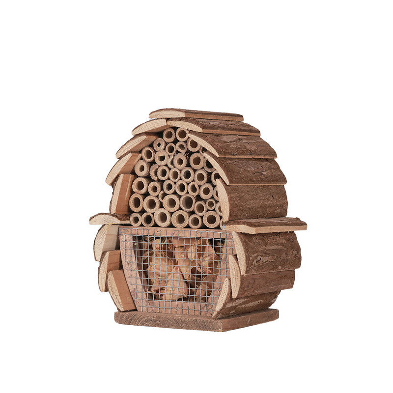 abri en bois naturel pour les insectes et les abeilles 17 x 11 x 20 cm abri en bois naturel pour les insectes et les abeilles 17 x 11 x 20 cm