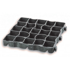 dalles à gazon en PVC rigide résistant 33 x 33 x 4 cm spécial parking et chemin