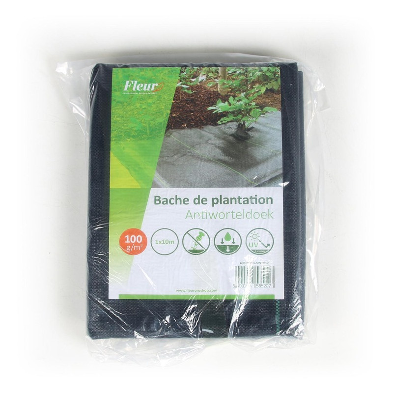 bâche de plantation noire 2 x 10 m bâche de plantation noire 2 x 10 m