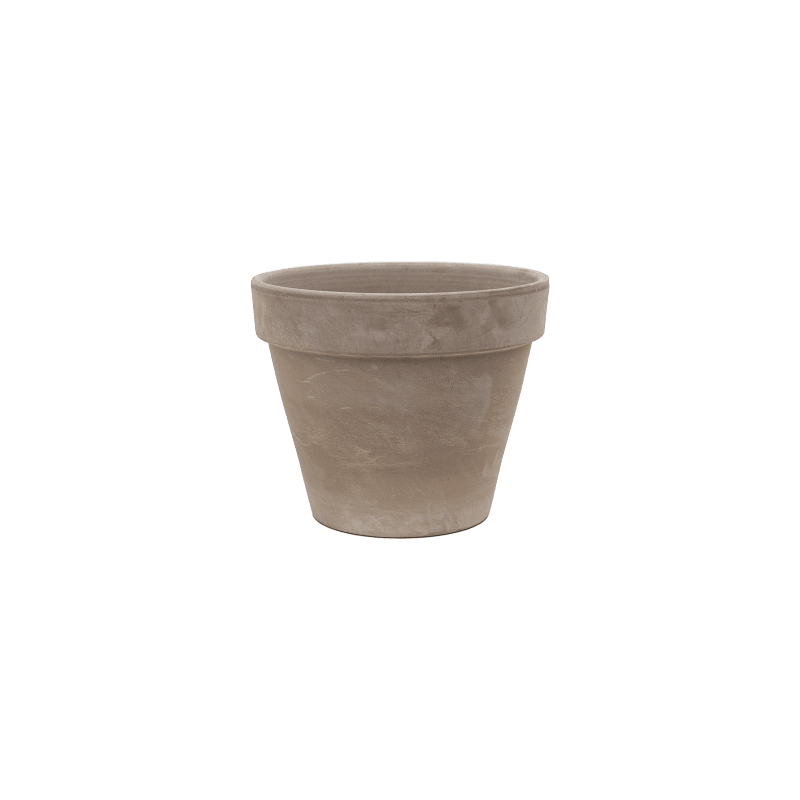 pot gris ancien hauteur 34 cm diamètre 40 cm